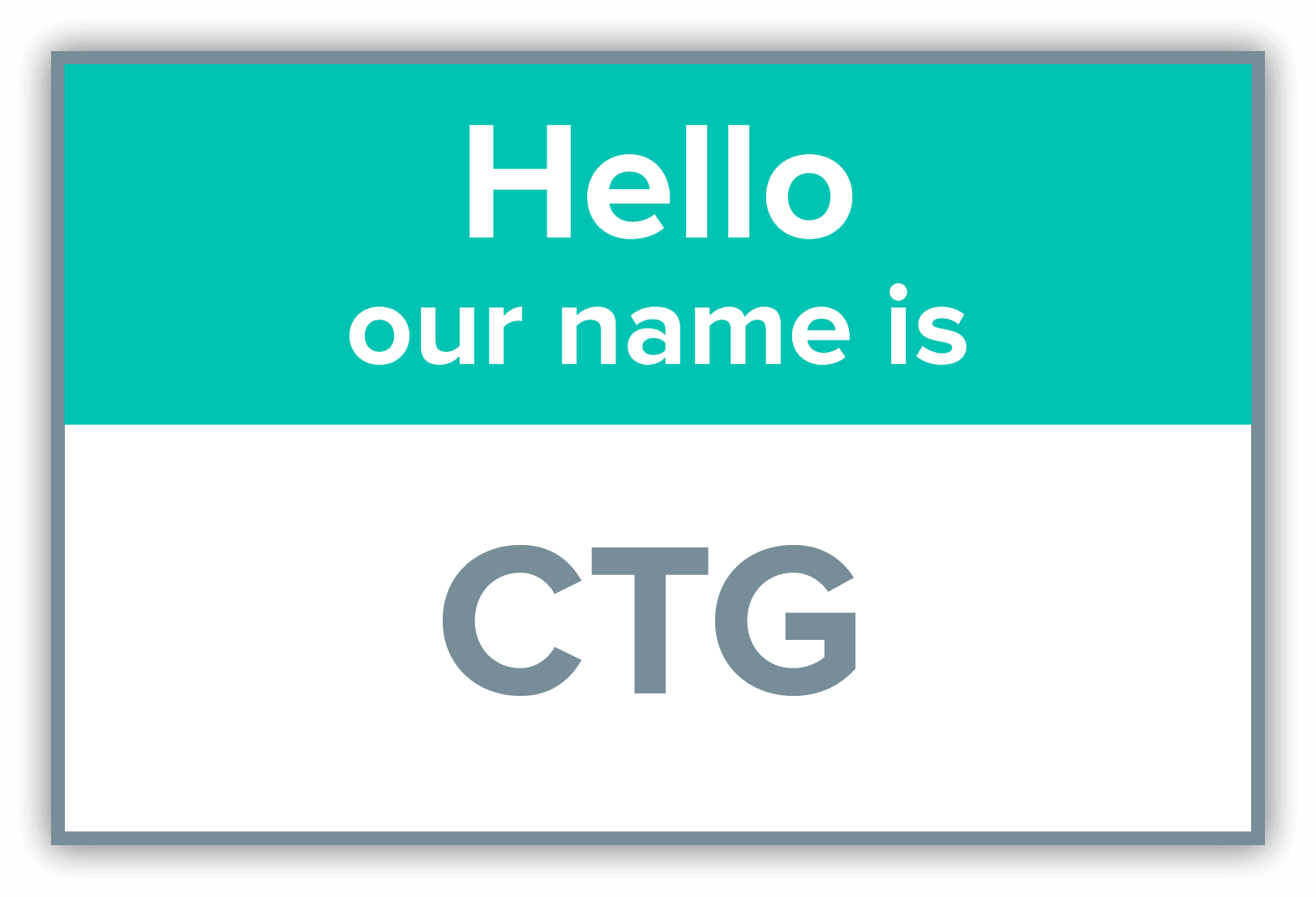 Ctg Nametag